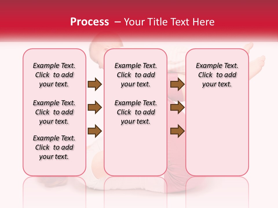 A Woman Holding A Baby In Her Arms PowerPoint Template