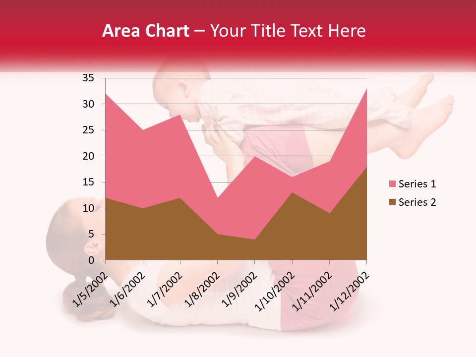 A Woman Holding A Baby In Her Arms PowerPoint Template