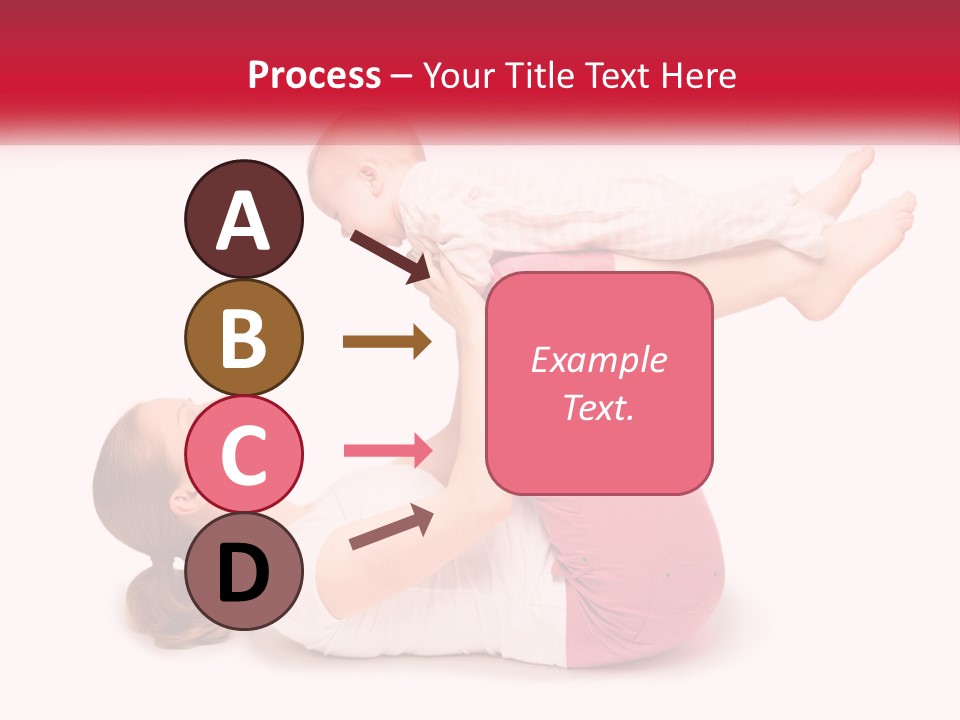 A Woman Holding A Baby In Her Arms PowerPoint Template