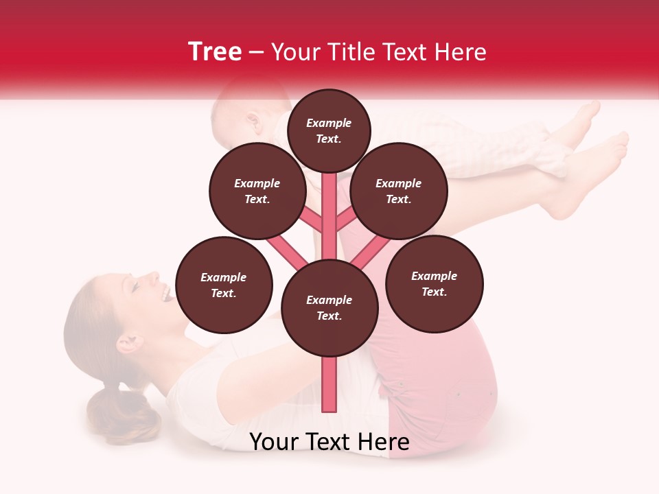 A Woman Holding A Baby In Her Arms PowerPoint Template