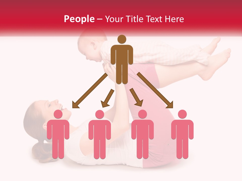 A Woman Holding A Baby In Her Arms PowerPoint Template