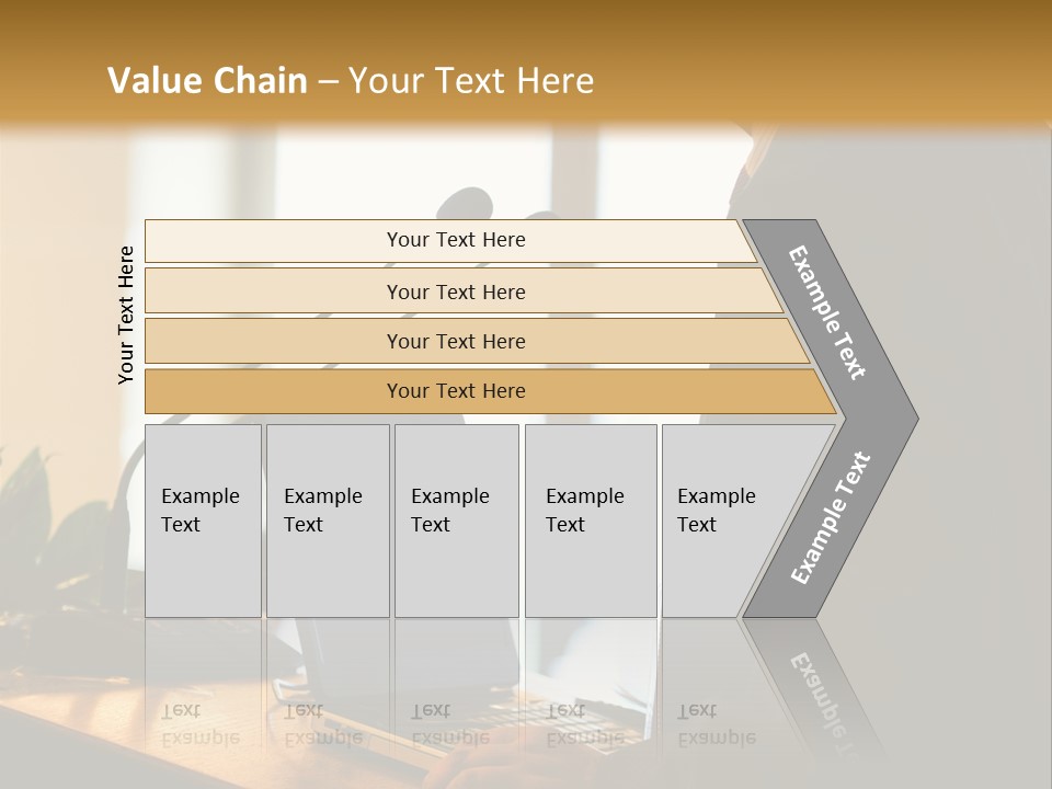 A Man Standing At A Podium With A Laptop In Front Of Him PowerPoint Template