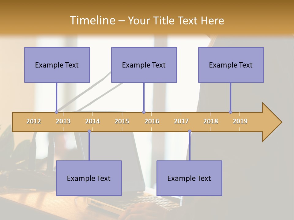 A Man Standing At A Podium With A Laptop In Front Of Him PowerPoint Template