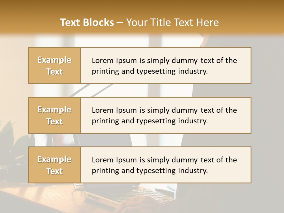 A Man Standing At A Podium With A Laptop In Front Of Him PowerPoint Template