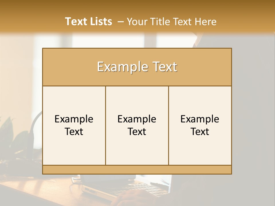 A Man Standing At A Podium With A Laptop In Front Of Him PowerPoint Template