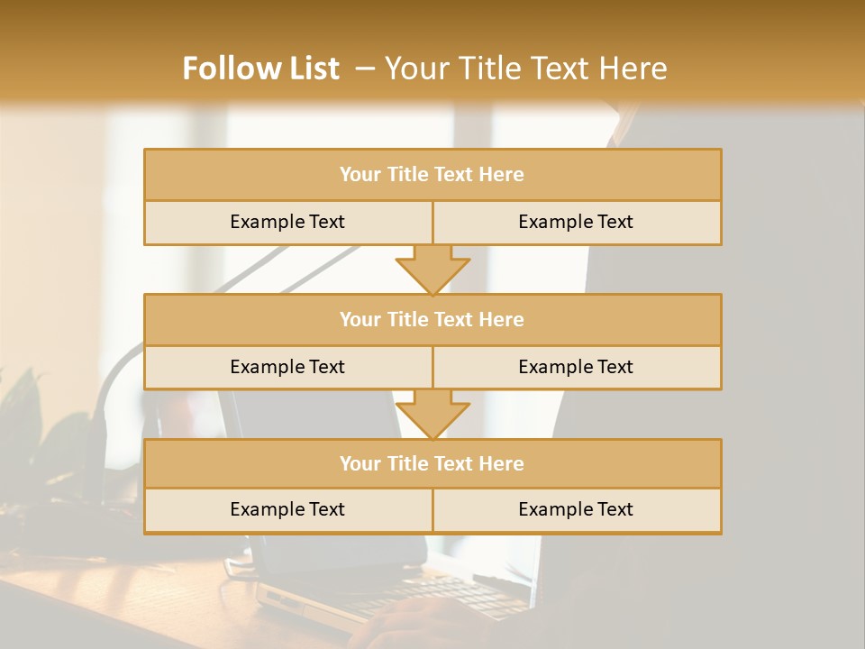 A Man Standing At A Podium With A Laptop In Front Of Him PowerPoint Template