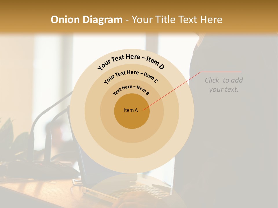 A Man Standing At A Podium With A Laptop In Front Of Him PowerPoint Template