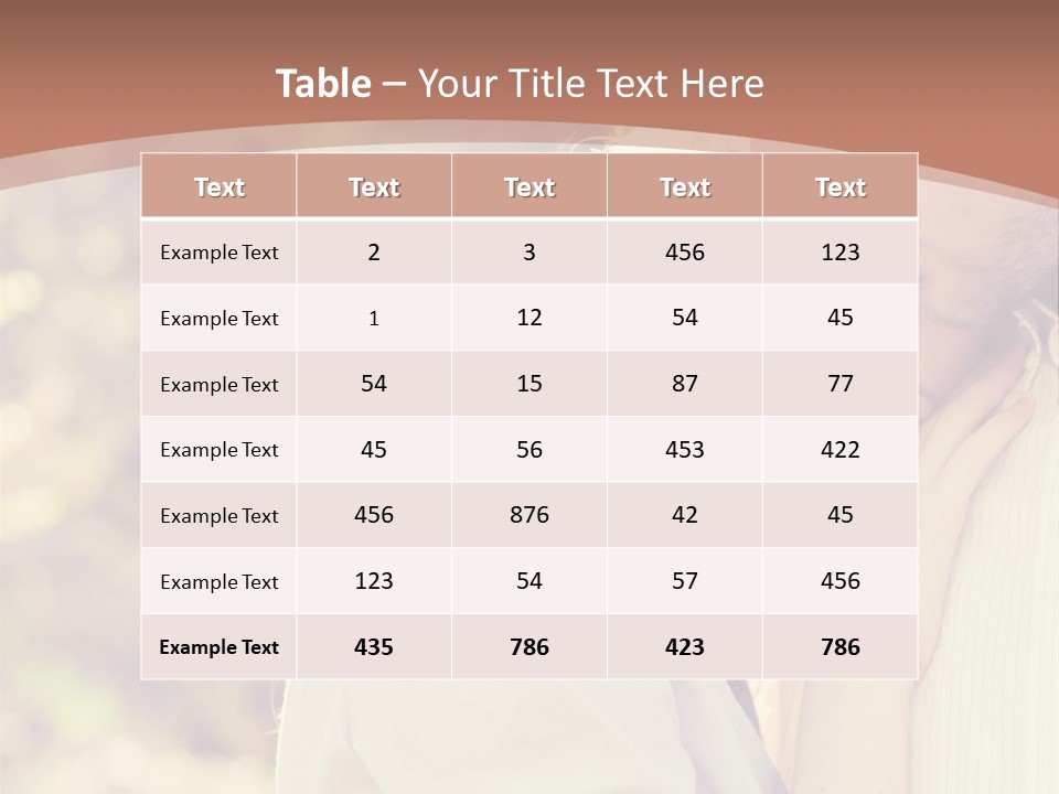 A Woman With Blond Hair Is Posing For A Picture PowerPoint Template