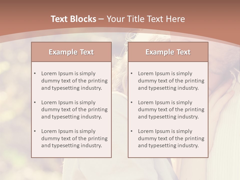 A Woman With Blond Hair Is Posing For A Picture PowerPoint Template