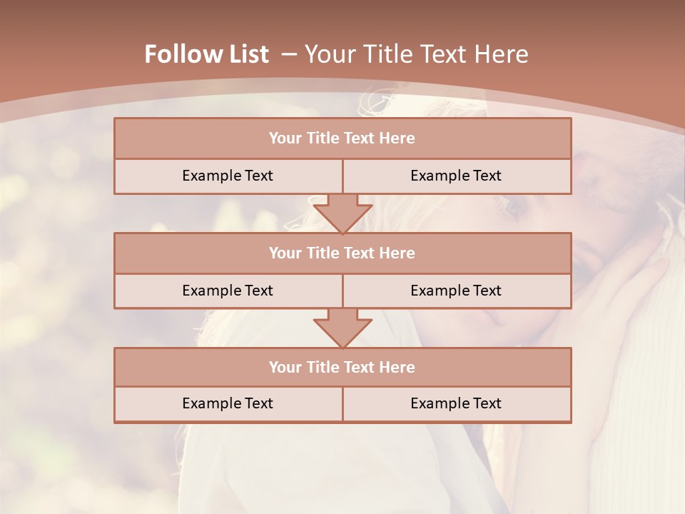 A Woman With Blond Hair Is Posing For A Picture PowerPoint Template