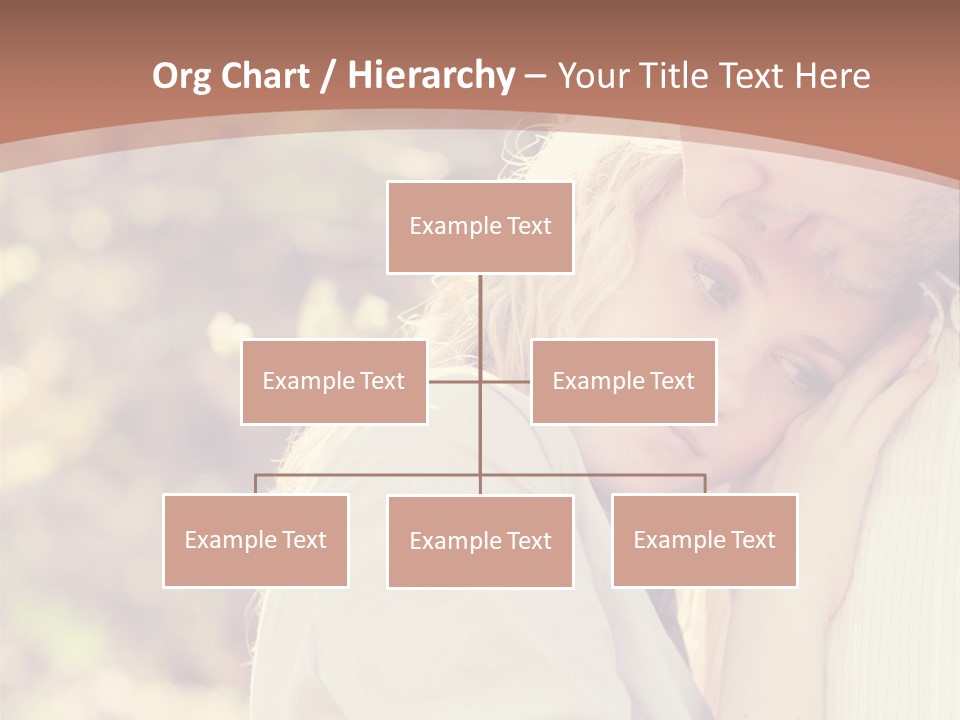 A Woman With Blond Hair Is Posing For A Picture PowerPoint Template