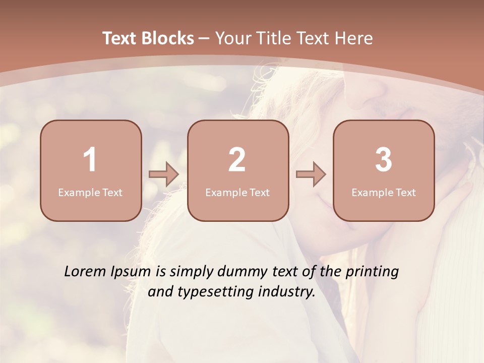 A Woman With Blond Hair Is Posing For A Picture PowerPoint Template
