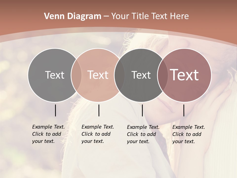 A Woman With Blond Hair Is Posing For A Picture PowerPoint Template