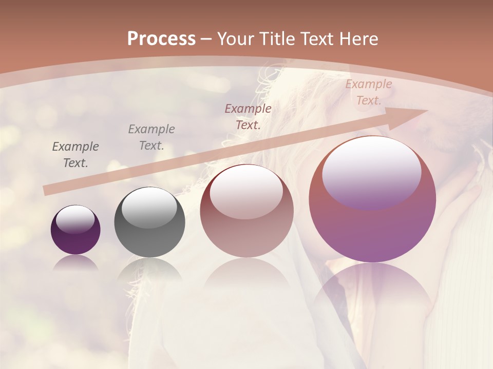 A Woman With Blond Hair Is Posing For A Picture PowerPoint Template