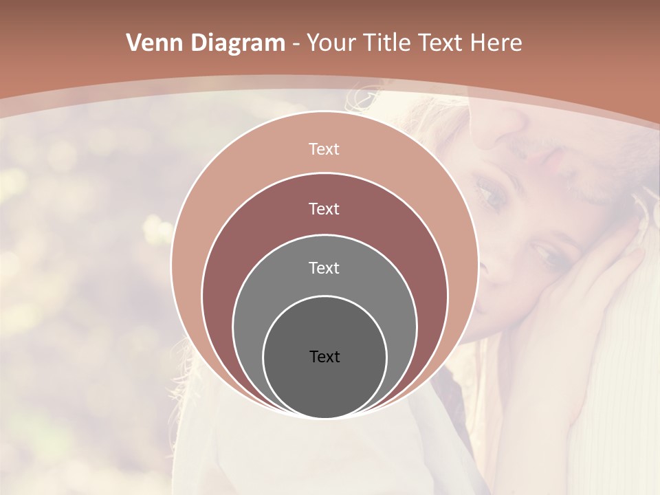 A Woman With Blond Hair Is Posing For A Picture PowerPoint Template