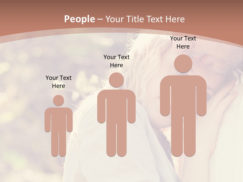 A Woman With Blond Hair Is Posing For A Picture PowerPoint Template