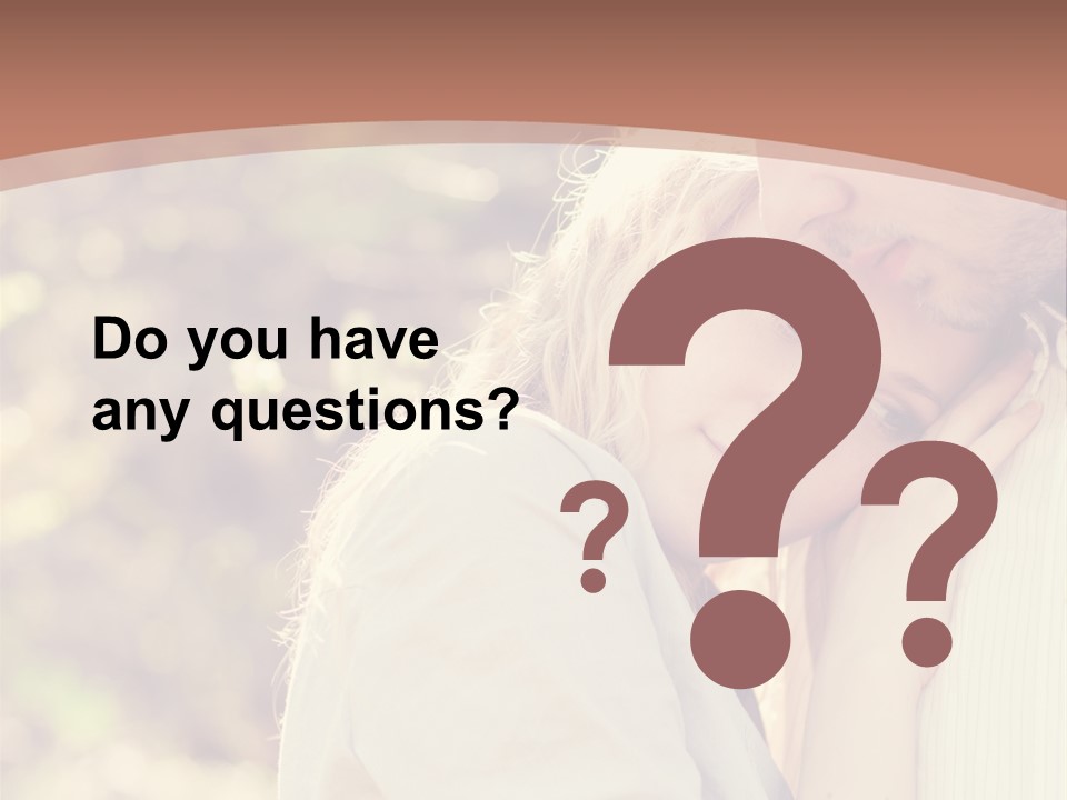 A Woman With Blond Hair Is Posing For A Picture PowerPoint Template