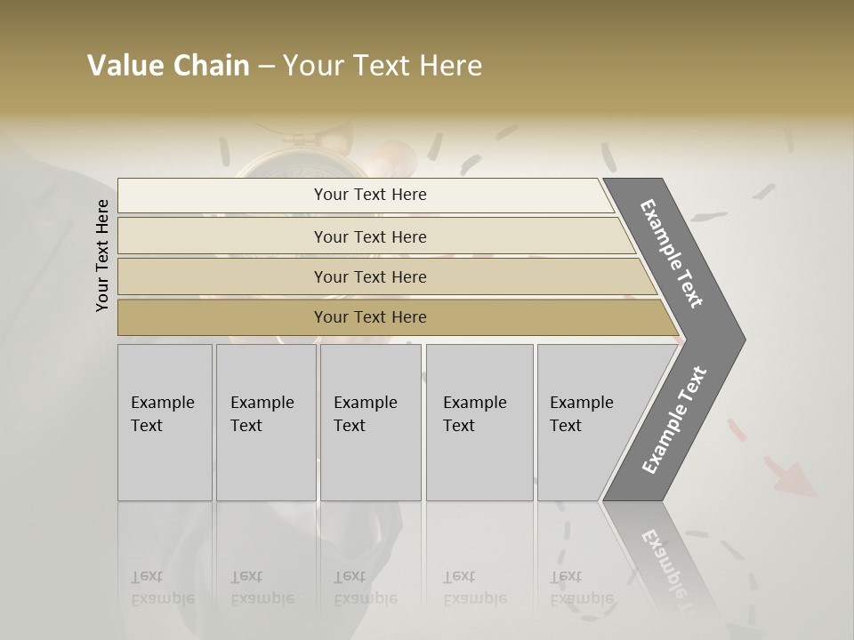 A Man In A Suit Holding A Compass PowerPoint Template