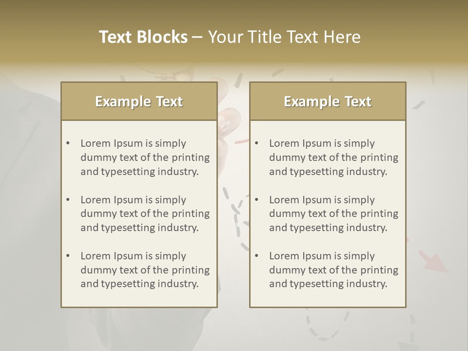 A Man In A Suit Holding A Compass PowerPoint Template