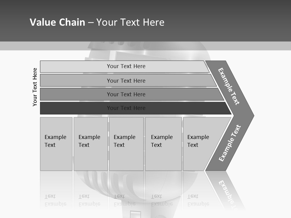 A Microphone On A Stand With A White Background PowerPoint Template