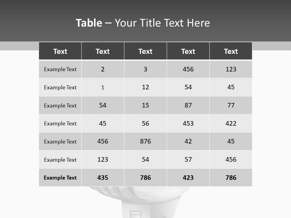 A Microphone On A Stand With A White Background PowerPoint Template