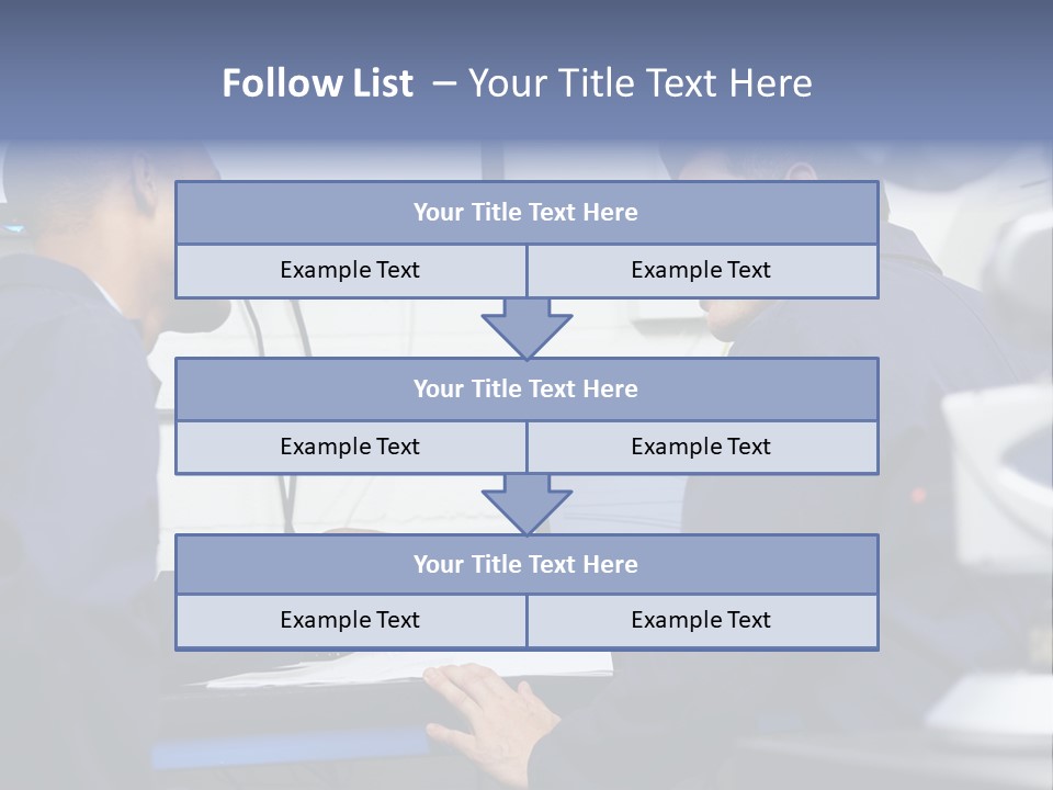 A Couple Of Men Sitting In Front Of A Laptop Computer PowerPoint Template