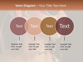 A Woman Wearing Sunglasses With A Chain Around Her Neck PowerPoint Template