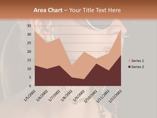 A Woman Wearing Sunglasses With A Chain Around Her Neck PowerPoint Template
