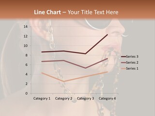 A Woman Wearing Sunglasses With A Chain Around Her Neck PowerPoint Template