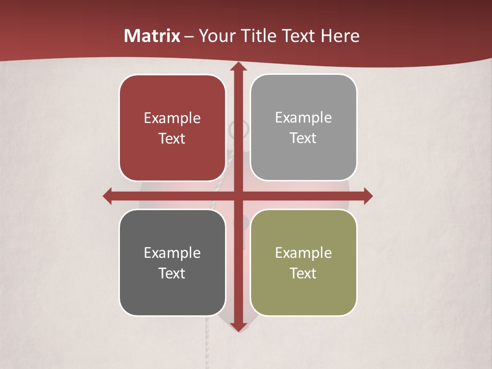 A Red Heart Hanging From A Red Curtain PowerPoint Template