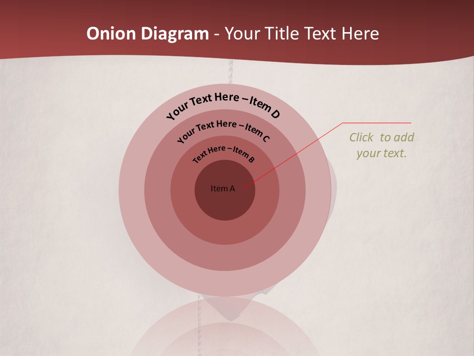 A Red Heart Hanging From A Red Curtain PowerPoint Template