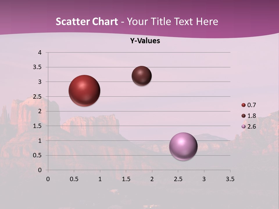 A Mountain Range With A Purple Sky In The Background PowerPoint Template