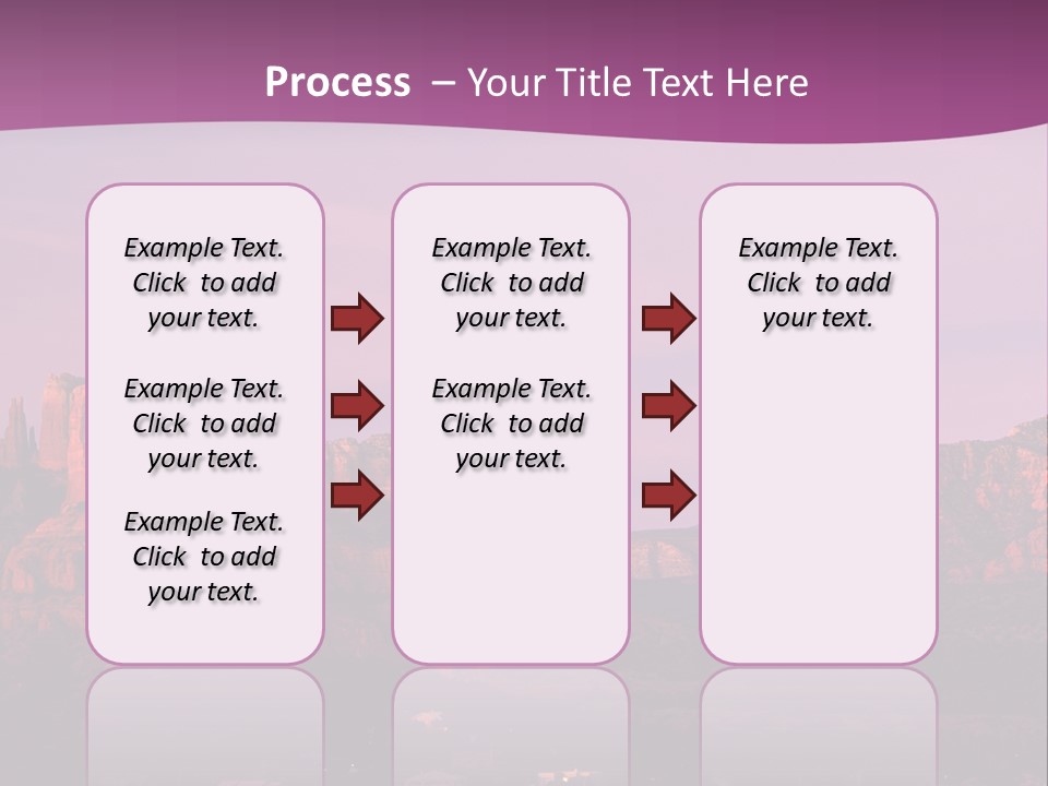 A Mountain Range With A Purple Sky In The Background PowerPoint Template