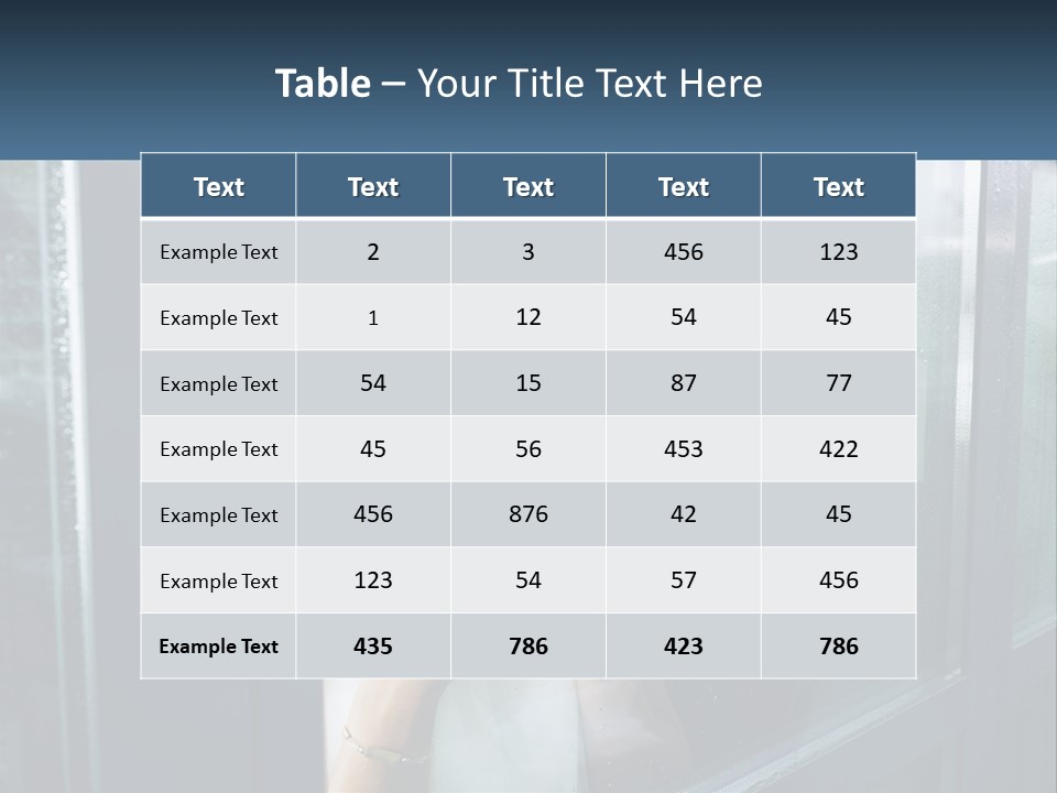 A Woman Holding A Cup Looking Out A Window PowerPoint Template