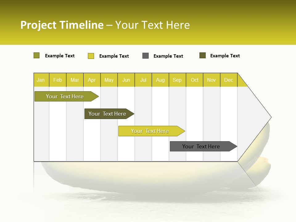 A Group Of Sliced Avocados On A White Background PowerPoint Template