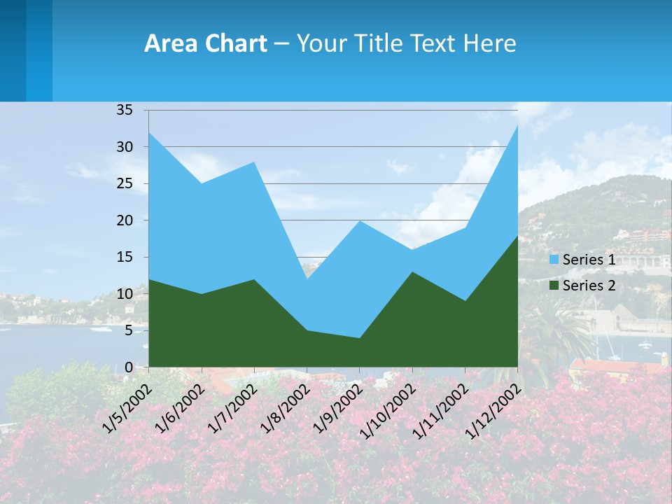 A Scenic View Of A Harbor With Boats In The Water PowerPoint Template