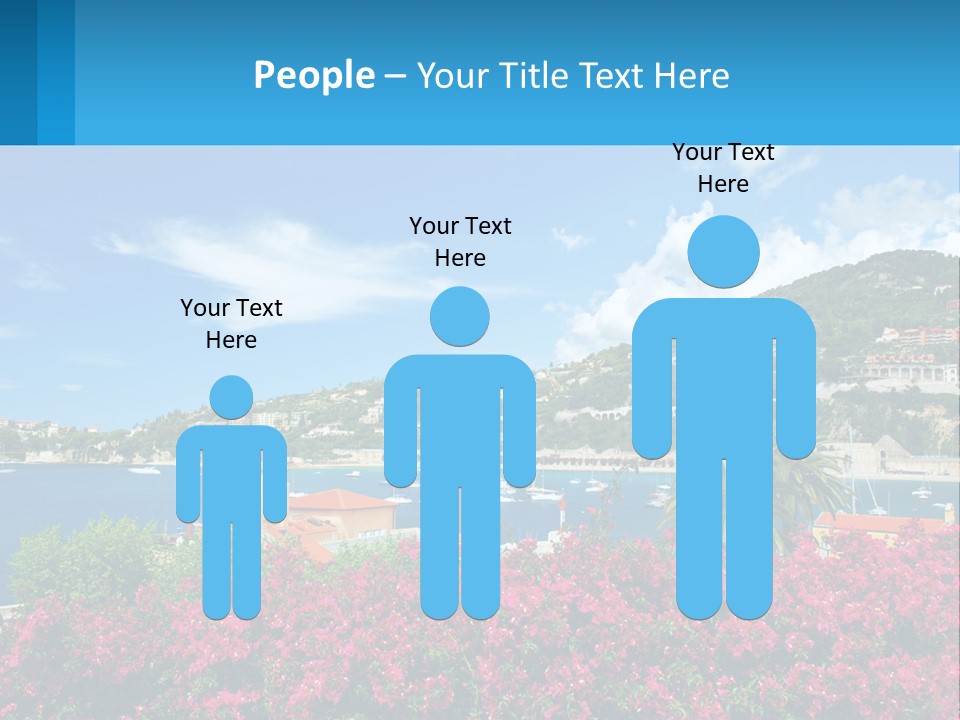 A Scenic View Of A Harbor With Boats In The Water PowerPoint Template