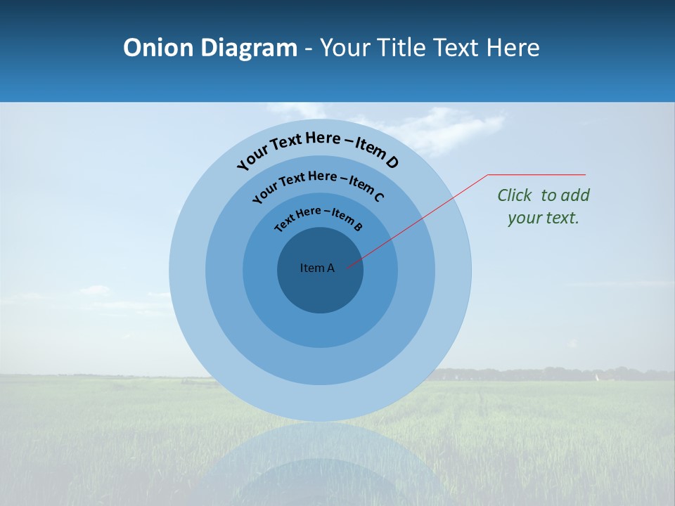 A Tractor In A Green Field With A Blue Sky In The Background PowerPoint Template