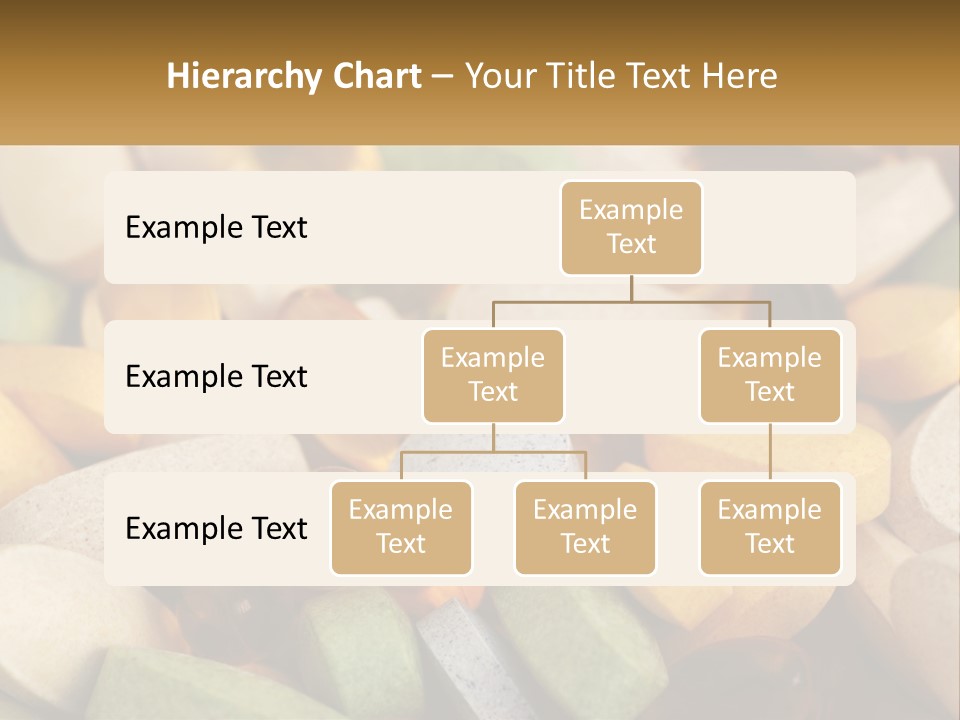 A Pile Of Pills With A Name Of Presentation PowerPoint Template