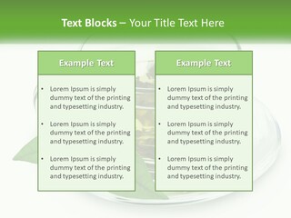 A Cup Of Green Tea With Leaves On A Saucer PowerPoint Template