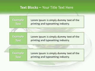 A Cup Of Green Tea With Leaves On A Saucer PowerPoint Template