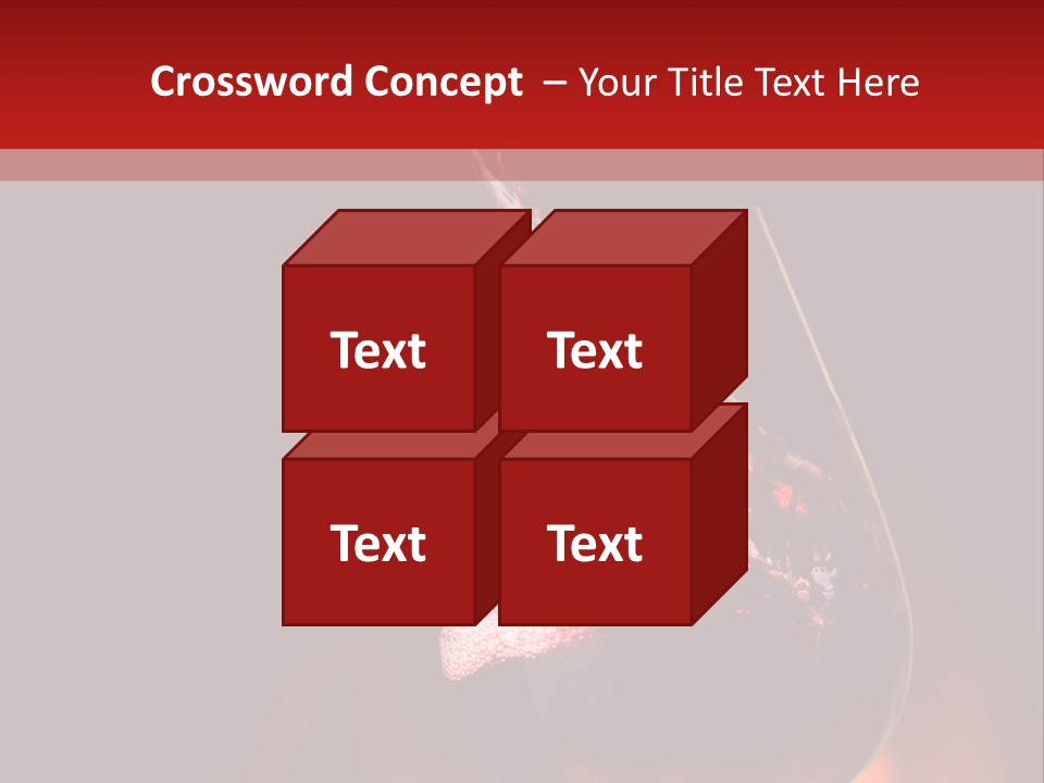 A Red Wine Being Poured Into A Wine Glass PowerPoint Template