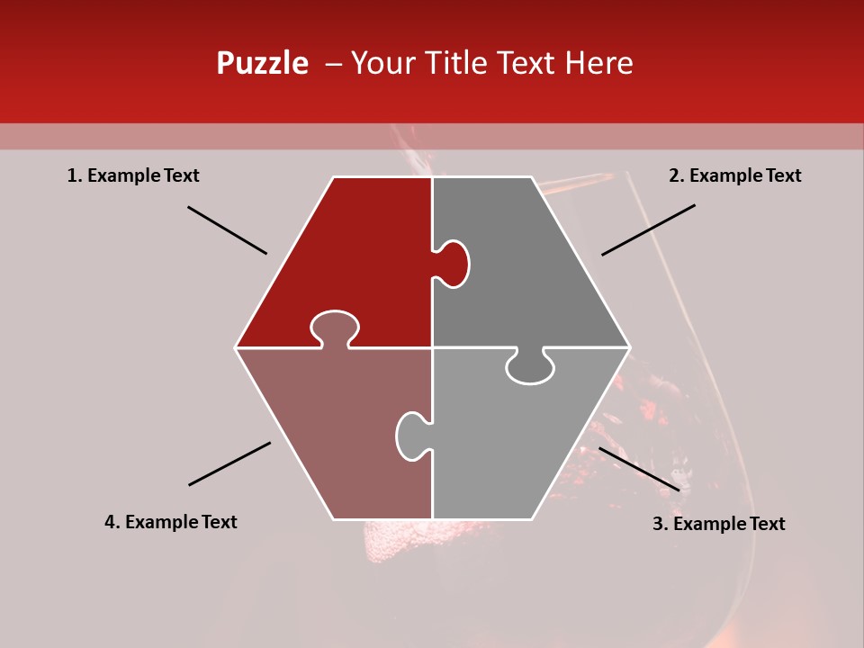 A Red Wine Being Poured Into A Wine Glass PowerPoint Template