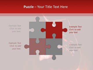A Red Wine Being Poured Into A Wine Glass PowerPoint Template