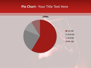 A Red Wine Being Poured Into A Wine Glass PowerPoint Template