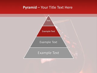 A Red Wine Being Poured Into A Wine Glass PowerPoint Template