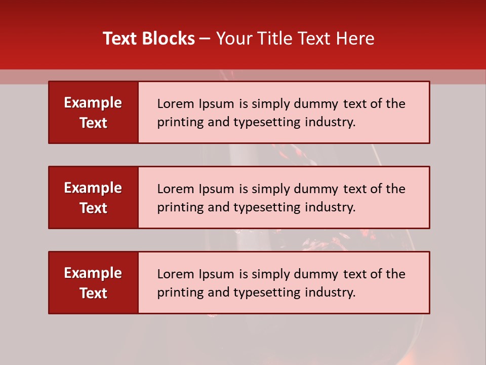 A Red Wine Being Poured Into A Wine Glass PowerPoint Template