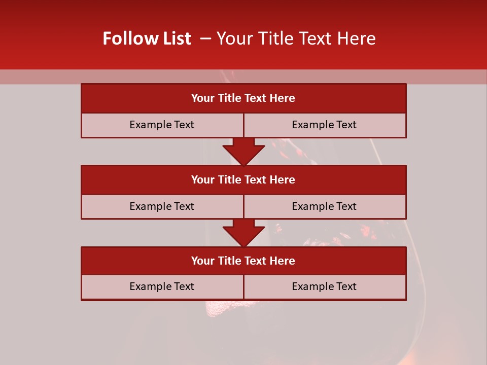 A Red Wine Being Poured Into A Wine Glass PowerPoint Template