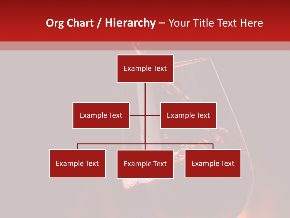 A Red Wine Being Poured Into A Wine Glass PowerPoint Template