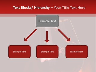 A Red Wine Being Poured Into A Wine Glass PowerPoint Template